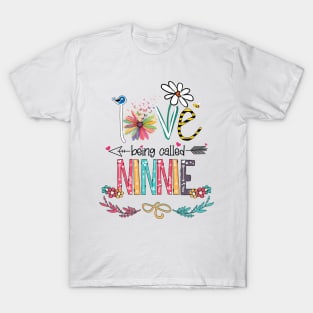 Love Being Called Ninnie Happy Mother's Day T-Shirt